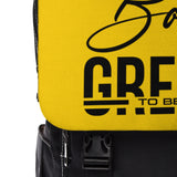 Born To Be Great Mustard Backpack